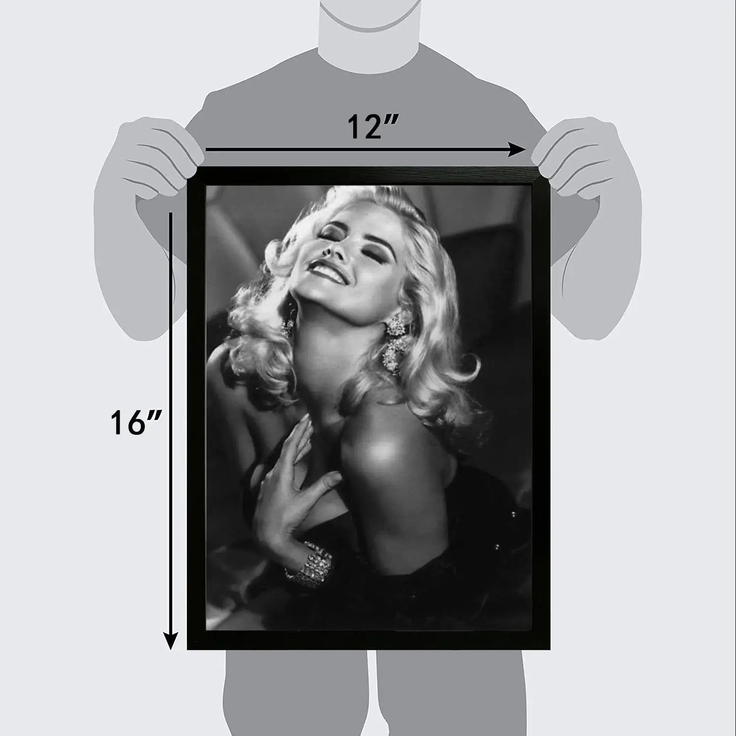 anna nicole smith Poster Prints Wall Art Canvas Painting Poster For Modern Family Living Room Home Decor