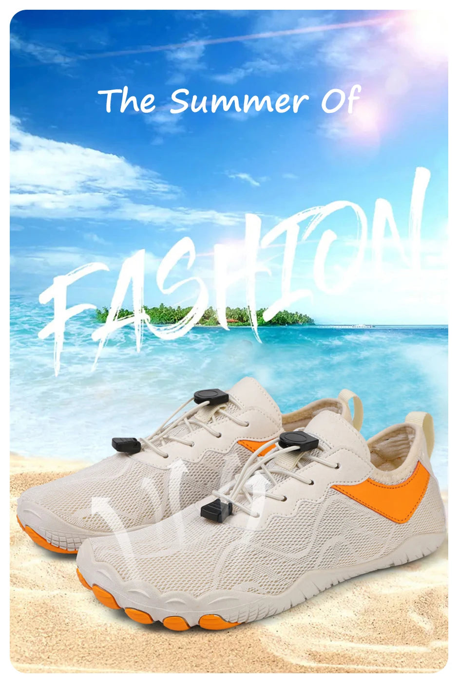 EOCENE Men Women Barefoot Quick-drying Wadding Shoes Couple Swimming Beach Fitness Outdoor Sports Amphibious Aqua Water Sneakers