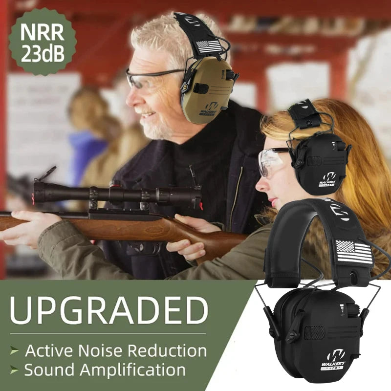 Original Tactical Electronic Shooting Earmuff Outdoor Sports Anti-noise Headset Impact Sound Amplification Hearing