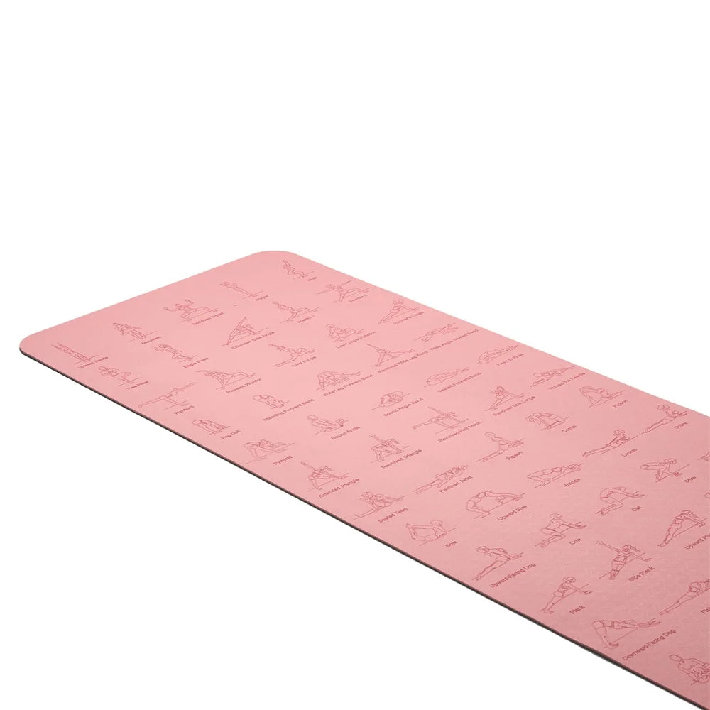 TPE Yoga Mat 183*61 Eco-friendly Non-Slip Exercise Fitness Mat For Pilates Gymnastics Mat Fitness Equipment