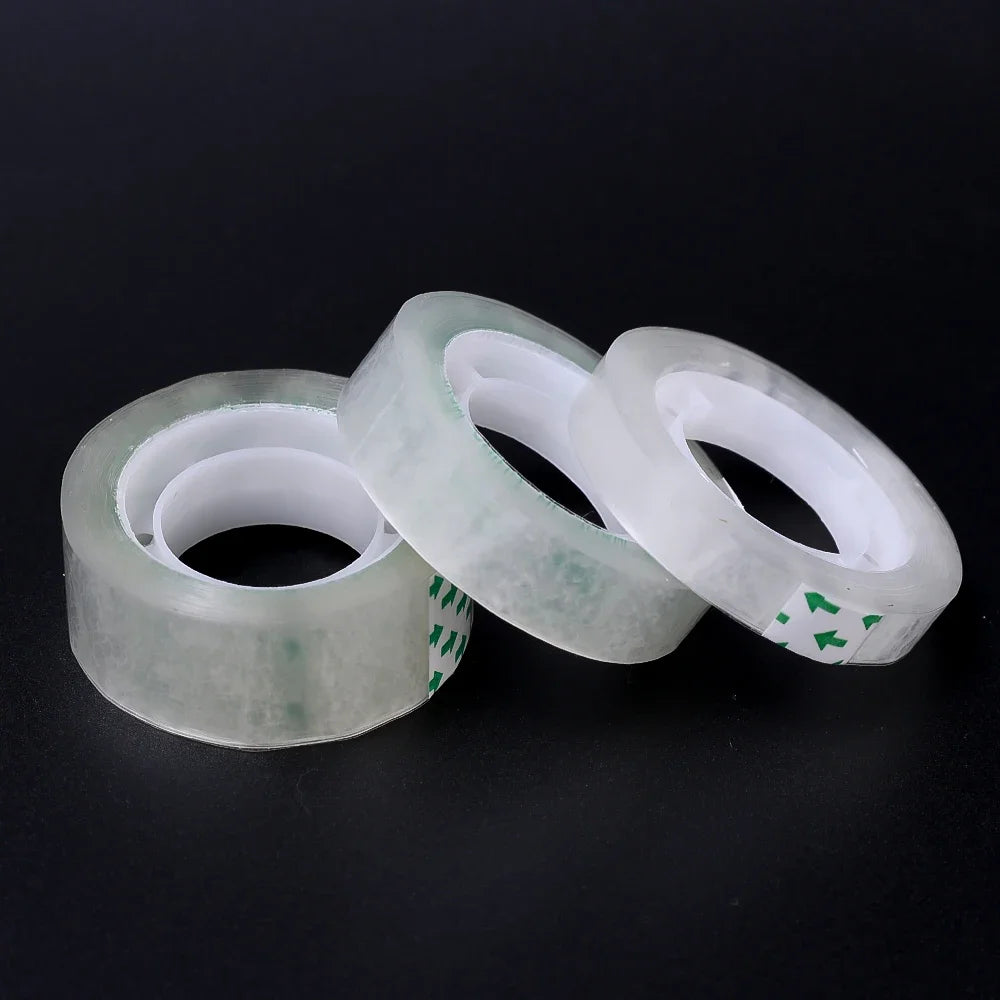 0.8CM 1.2CM 1.8CM Width Transaprent Tape Office School Supplies Multifuntion High-viscosity Sealant Packaging Adhesive Tapes