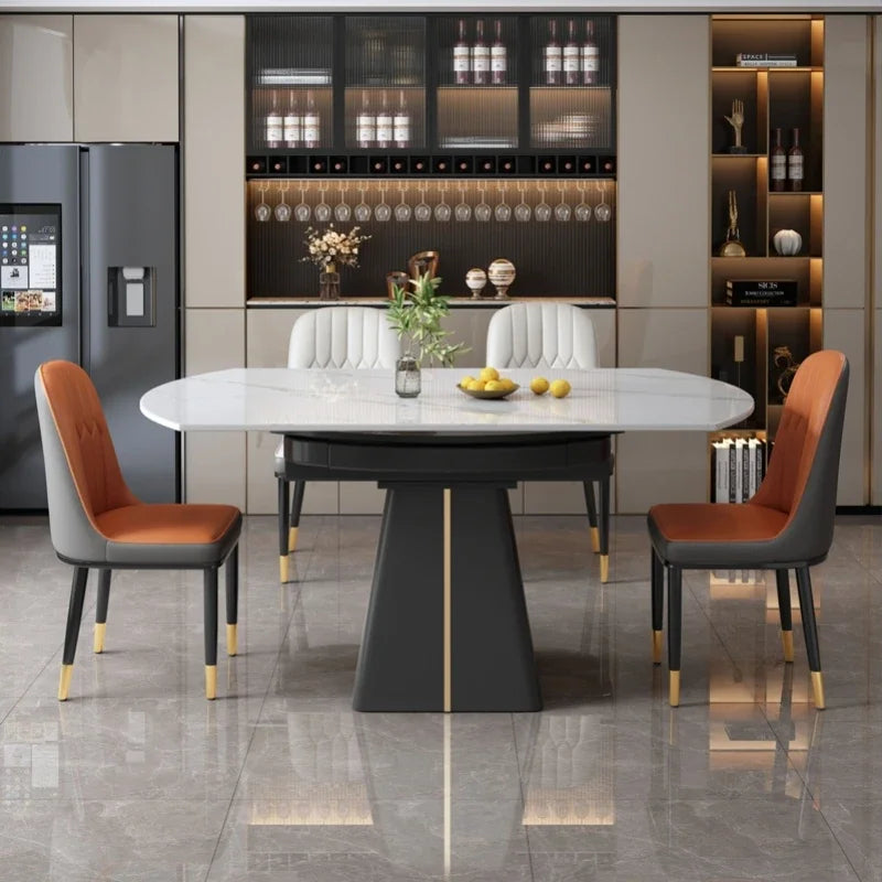 Nordic Design Dining Table Slate Modern Wine Bistro Living Room Table Receptionist Balcony Mesa Comedor Furnitures HD50CZ