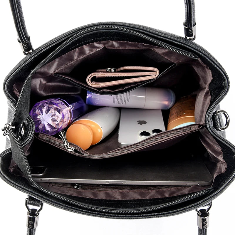 Elegant Multi-Functional Shoulder Bag with Large Capacity