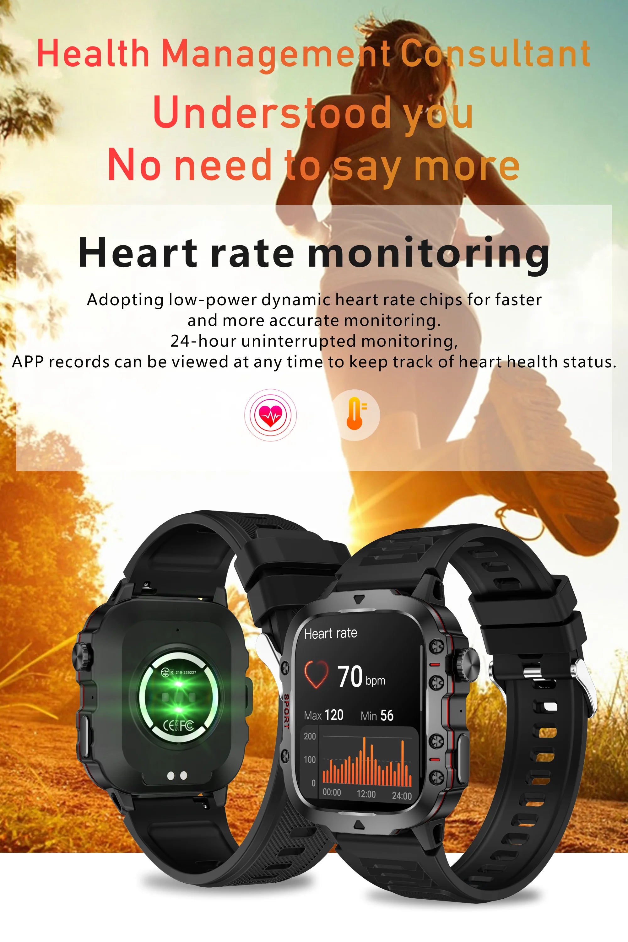 Military Men Smart Watch Bluetooth Call Fitness Clock Heart Monitor 3ATM Swim Waterproof Sport Smartwatch for Xiaomi iPhone 2024