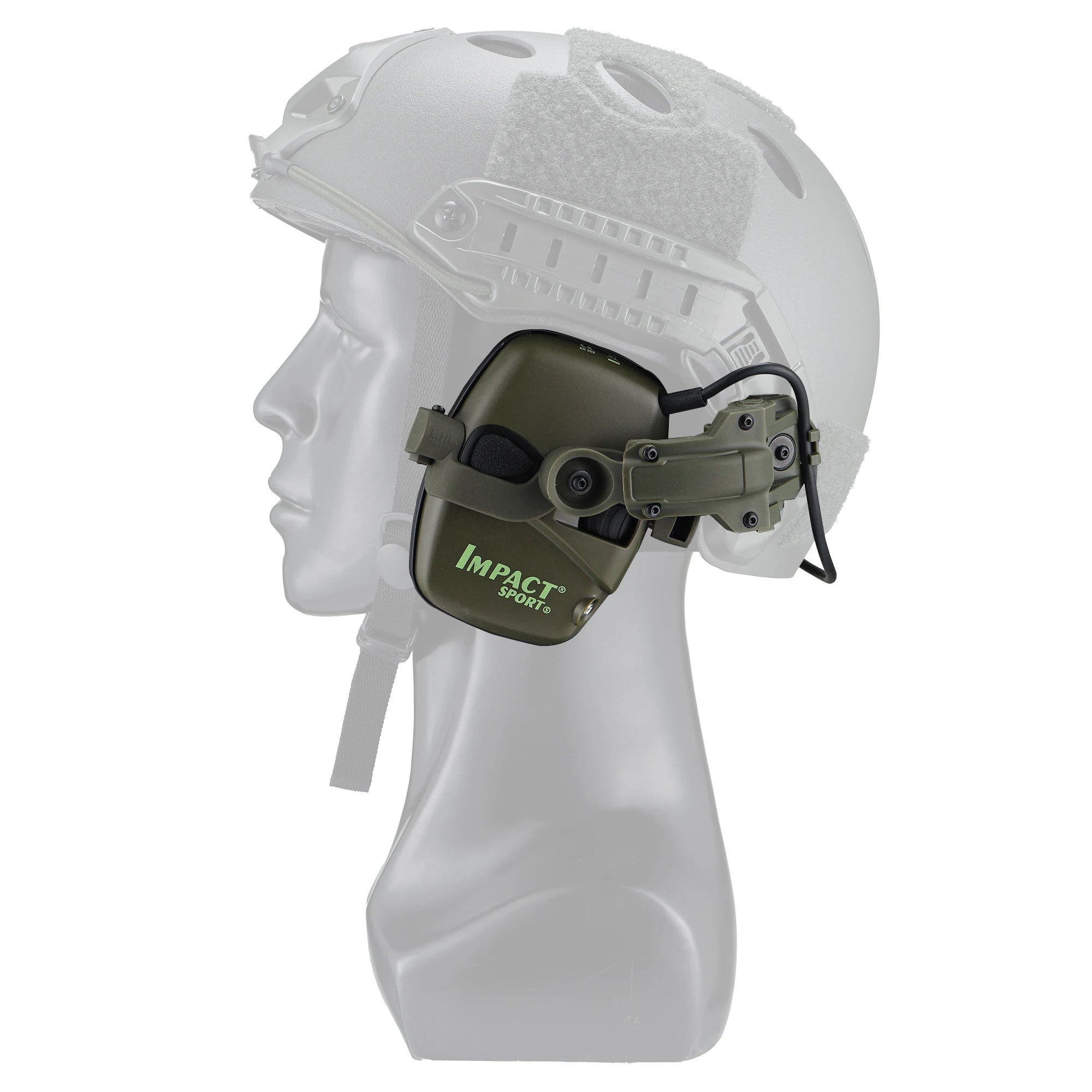 Shooting Earmuffs Tactical Helmet Headset impact sport Electronic Hearing Protector Equipped with ARC Rail