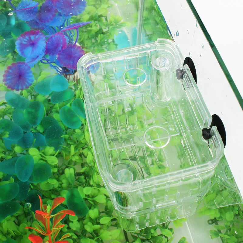 Multifunctional Fish Aquarium Fish Breeding Isolation Box High Clear Aquarium Breeder FishTank Double Guppies Hatching Incubator