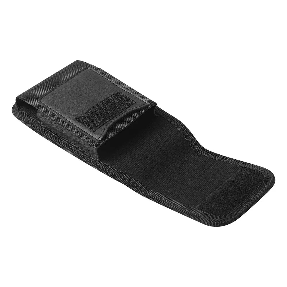 Vertical Nylon Cell Phone Belt Clip Holster Pouch Buckle Wallet Stonego Card Holder Case Cover For 4.0inch - 6.7inch Phone