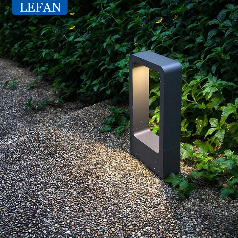 High Power COB LED Lawn Lamp IP68 LED Exterior Bollard Light Outdoor Floor Courtyard Road Landscapes Lighting