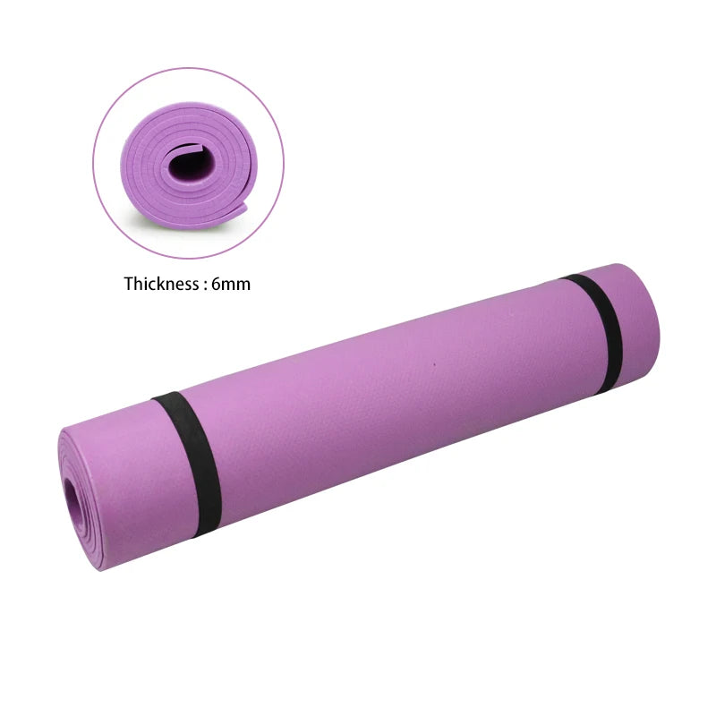 3MM-6MM Thick Yoga Mat Anti-skid Sports Fitness Mat  EVA Comfort Foam yoga matt for Exercise, Yoga, and Pilates Gymnastics mat