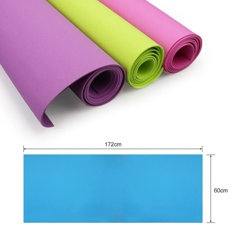 3MM-6MM Thick Yoga Mat Anti-skid Sports Fitness Mat  EVA Comfort Foam yoga matt for Exercise, Yoga, and Pilates Gymnastics mat